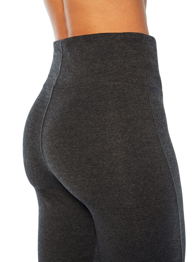 Marika Women Standard Carrie Tummy Control Bootleg Pant, Heather Charcoal, Small - Image 5